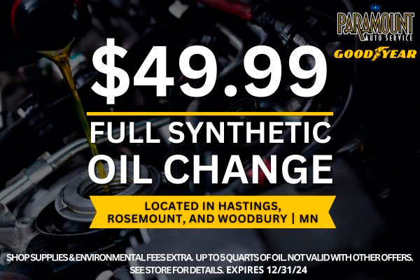 Oil Change in Rosemount, MN